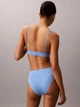 Комплект женского белья (бюстгальтер + трусики слип) хлопковый Calvin Klein 243337798 XS Голубой (1162888837) - изображение 2