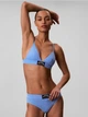 Бюстгальтер без кісточок бавовняний Calvin Klein 907499884 S Блакитний (1162890707) - зображення 3