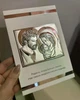 Ікона Свята Родина срібна з надписом в білій рамі (13 х 19 см) Valenti UKR 81386 1L - зображення 4