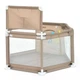 Дитячий манеж Bambi MR 1340-BG (баскетбольне кільце, на застібці, дві ручки) бежевий - изображение 2