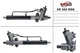 Рульова рейка з ГПК нова CHEVROLET LACETTI 2005-;DAEWOO LACETTI 2004-,DAEWOO GENTRA 2013- MSG CR202 Chevrolet Lacetti 96442387, 96451953, 96852935 - изображение 1