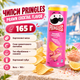 Чипси Pringles Prawn Cocktail Flavor картопляні смажені хрусткі зі смаком коктейлю креветок морепродуктів у картонному тубусі 165 г - зображення 1