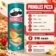 Чипси Pringles Pizza картопляні зі смаком піци хрусткі ароматизовані скибочки з томатом часником цибулею без пальмової олії у картонному тубусі 165 г - зображення 3