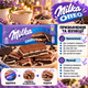 Шоколад молочный Milka Oreo с кусочками печенья ореховой пастой хрустящей начинкой большая десертная плитка для чая кофе и перекуса 300 г - изображение 4