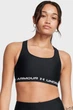 Жіночий чорний топ UA Crossback Mid Bra Under Armour XXL 1361034-006 - зображення 3