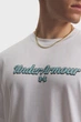 Чоловіча біла футболка UA M HWT WM SS Under Armour M 6009266-100 - изображение 2