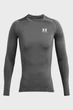 Чоловічий сірий лонгслів UA HG Armour Comp LS Under Armour 3XL 1361524-025 - зображення 3