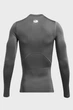 Чоловічий сірий лонгслів UA HG Armour Comp LS Under Armour 3XL 1361524-025 - зображення 4