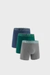 Чоловічі боксери (3 шт) UA PERFORMANCE COTTON Under Armour S 1383889-036 - зображення 1