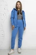 Костюм для женщин теплый plus size 426 Синий 56р - изображение 3
