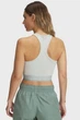 Жіночий м'ятний топ UA Meridian Rib Branded Tank Under Armour M 1389641-377 - зображення 2