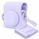 Чехол для фотоаппарата Fujifilm Instax Mini 13/12/11/9 Purple + салфетка из микрофибры (mrk5725) - изображение 1