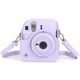 Чехол для фотоаппарата Fujifilm Instax Mini 13/12/11/9 Purple + салфетка из микрофибры (mrk5725) - изображение 3