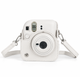 Чохол для фотоапарата Fujifilm Instax Mini 13/12/11/9 Whitе + серветка з мікрофібри (mrk5726) - зображення 3