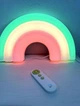 Неоновий світильник на стіну нічник декоративний NEON неонова лампа на стіну Веселка - зображення 3