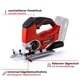 Лобзик аккумуляторный Einhell TE-JS 18 Li-Solo - изображение 4