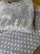 Женская демисезонная пижама серая флисовая однотонная плюс сайз orever Grateful 3XL (408147) - изображение 6
