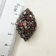 Брошка серебряная с гранатом, марказитом 8,4 г - изображение 4