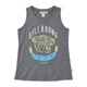 Майка дитяча Billabong сіра бавовняна з принтом тигра в стилі skate-casual 128 - изображение 4