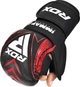 Боксерські рукавиці RDX GRAPPLING GLOVES SHOOTER IMMAF-1 унцій XXL, чорні - зображення 3