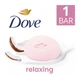 Крем-мило Dove Relaxing Кокосове молоко та Жасмин 90 г - зображення 2
