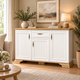 Великий комод з шухлядою та дверцятами 3Д1Ш Iris Mebel Service 137.6х39х88.7 см Андерсон пайн / Дуб золотий - зображення 1
