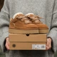 Угги жіночі Lowmel Sneaker Platform Chestnut натуральна замша та овчина 37р рудий - изображение 6