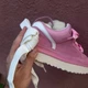 Жіночі уггі кросівки Рожеві Зимові Замшеві UGG Lowmel Sneaker Dusty Orchid (41, рожевий) - изображение 5