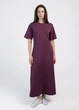 Жіноча бавовняна сукня максі Giulia STREET STYLE 8720/010 L Violet-grape, А-силует, повсякденна, фіолетова - зображення 2
