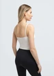 Жіноча безшовна майка з ефектом бра Giulia CAMISOLE BRA EFFECT L/XL White-cloud dancer, топ з мікрофібри на тонких бретелях - зображення 3
