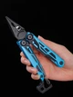 Мультитул 25-в-1 Multitool Pliers карманный туристический с плоскогубцами ножом кусачками отвертками битами и чехлом, sky-blue - изображение 13