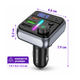 Автомобильный FM-трансмиттер Borofone Bluetooth 5.4 38 Вт Type-C USB с быстрой зарядкой черный - изображение 7