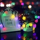 Солнечная гирлянда Bollengold 12 м, 100 LED, разноцветная, 8 режимов, IP65, для улицы и дома - изображение 6