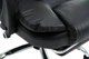 Офисное кресло Hanert Ergo Black с подставкой для ног экокожа газлифт 3 класс нагрузка до 140 кг - изображение 10
