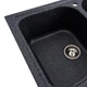 Гранитная мойка для кухни Platinum 7950 Equatoria матовый Графит - изображение 4