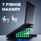 Подставка для ноутбука с активным охлаждением 2 USB 2 вентилятора White MLT P3S22 - изображение 3