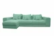 Диван HF Эверест угловой 310х160 см Allure Aqua (HF792) - изображение 1