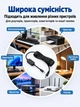 Кабель питания для интернета Wi Fi роутера вай фай USB-C - DC 5.5 x 2.1 мм Type-C модема с регулировкой напряжения 5/9/12/15/20V и цифровым дисплеем для роутеров (1 м) LEXEGO (CDC5R) - изображение 4