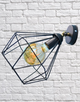 Светильник настенный бра 100lamp Loft Е-27 металл, черный (NL 0537-1) - изображение 3