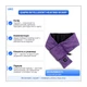 Шарф intelligent heating фіолетовий, чорний UKC intelligent heating scarf (53084-33172_325) - изображение 4
