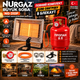 Комплект Nurgaz NG-310 3 кВт: балон 8 л, редуктор Zilan, шланг 1 м, 2 хомути та ключ - зображення 2