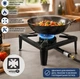 Газовий таганок Gas Cooker SGB-04D чавун 5,6 кВт 40х40 см з регулюванням полум'я - зображення 6