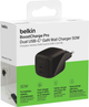 Ładowarka sieciowa Belkin 50W 2 x USB-C GAN PD PPS Black (WCH019KQBK) - obraz 5