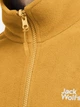 Толстовка флисовая, на молнии мужская Jack Wolfskin Taunus 100 Fz M A65793_M0119 XL Желтая (4064886782289) - изображение 4