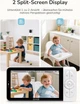 Відеоняня з камерою GHB BABY6T 2K екран 5" Wi-Fi нічне бачення датчик руху двосторонній зв'язок біла УЦІНКА (SKU-620) - изображение 3