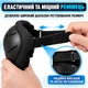 Набор детской защиты велосипедный шлем наколенники налокотники наладонники Guard Kinder SET B для велосипеда самоката роликов скейта защита рук запястий S 3-7 лет черный - изображение 5