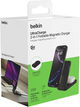 Магнітний зарядний пристрій Belkin UltraCharge 2-in-1 Qi2 Square Magnetic Charger 25W Black (WIZ038KQBK) - зображення 6
