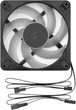 Набір вентиляторів Fractal Design Dynamic 3 - 12 RGB 3-Pack Black (FD-F-DR3-1203) - зображення 7