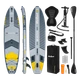 Надувная SUP-доска REBEL ACTIVE PRO RBA-4518 Серая (5901890127479) - изображение 1