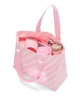 Полосатая сумка-шопер Victoria's Secret Canvas Tote Bag Pink Stripes розового цвета арт. 30963 - изображение 3